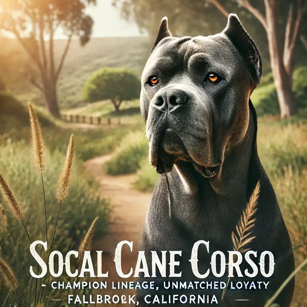 SoCal Cane Corso – Champion Bloodlines and Unmatched Loyalty in Fallbrook, CA